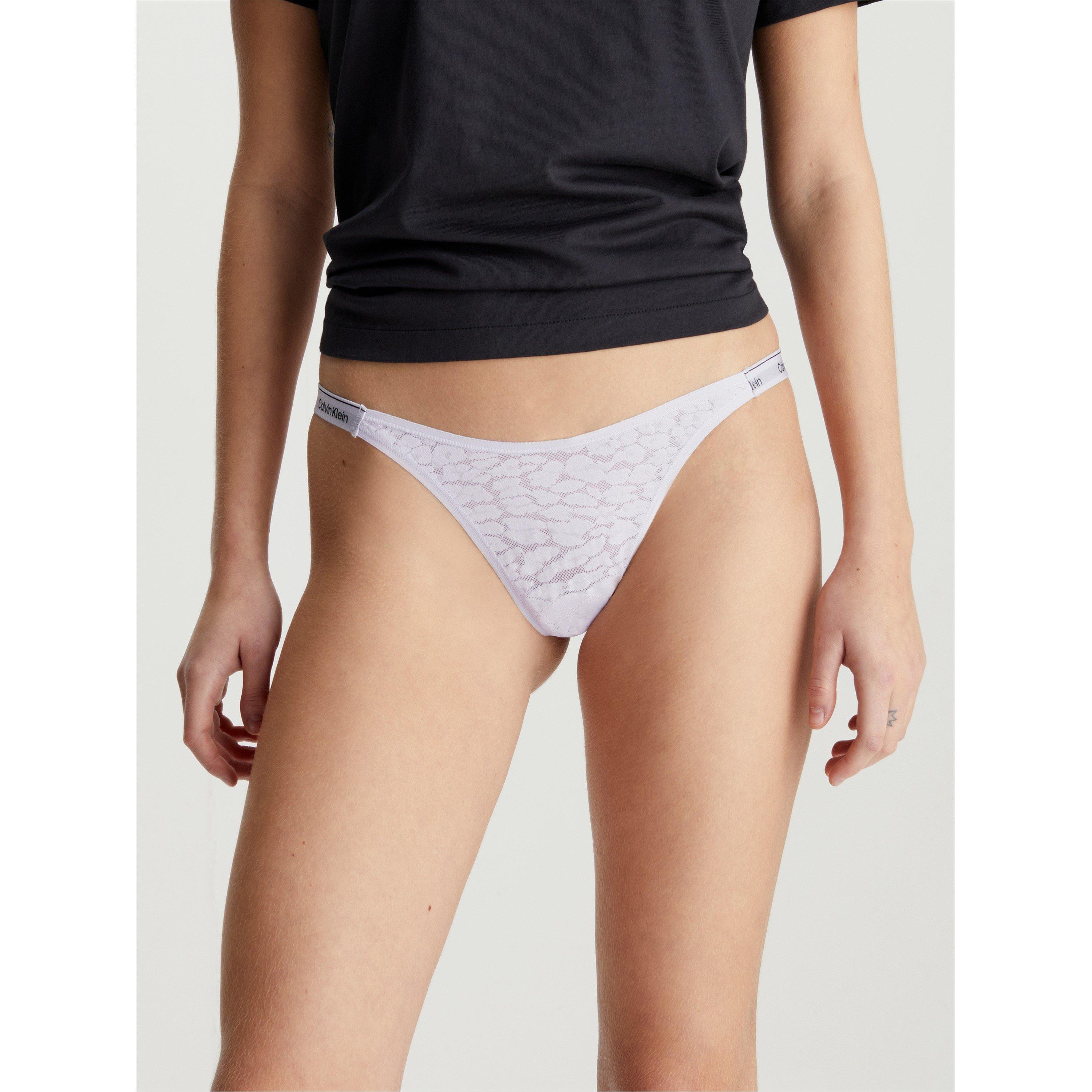 Calvin Klein CKU Lace Thong Briefs Womens