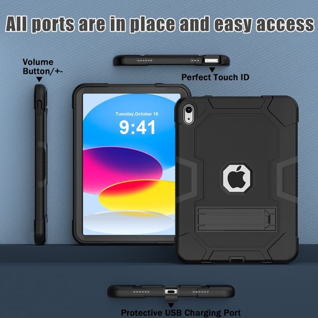 SKALO iPad 10.9 (2022) Extra Shockproof Armor Shockproof Cover