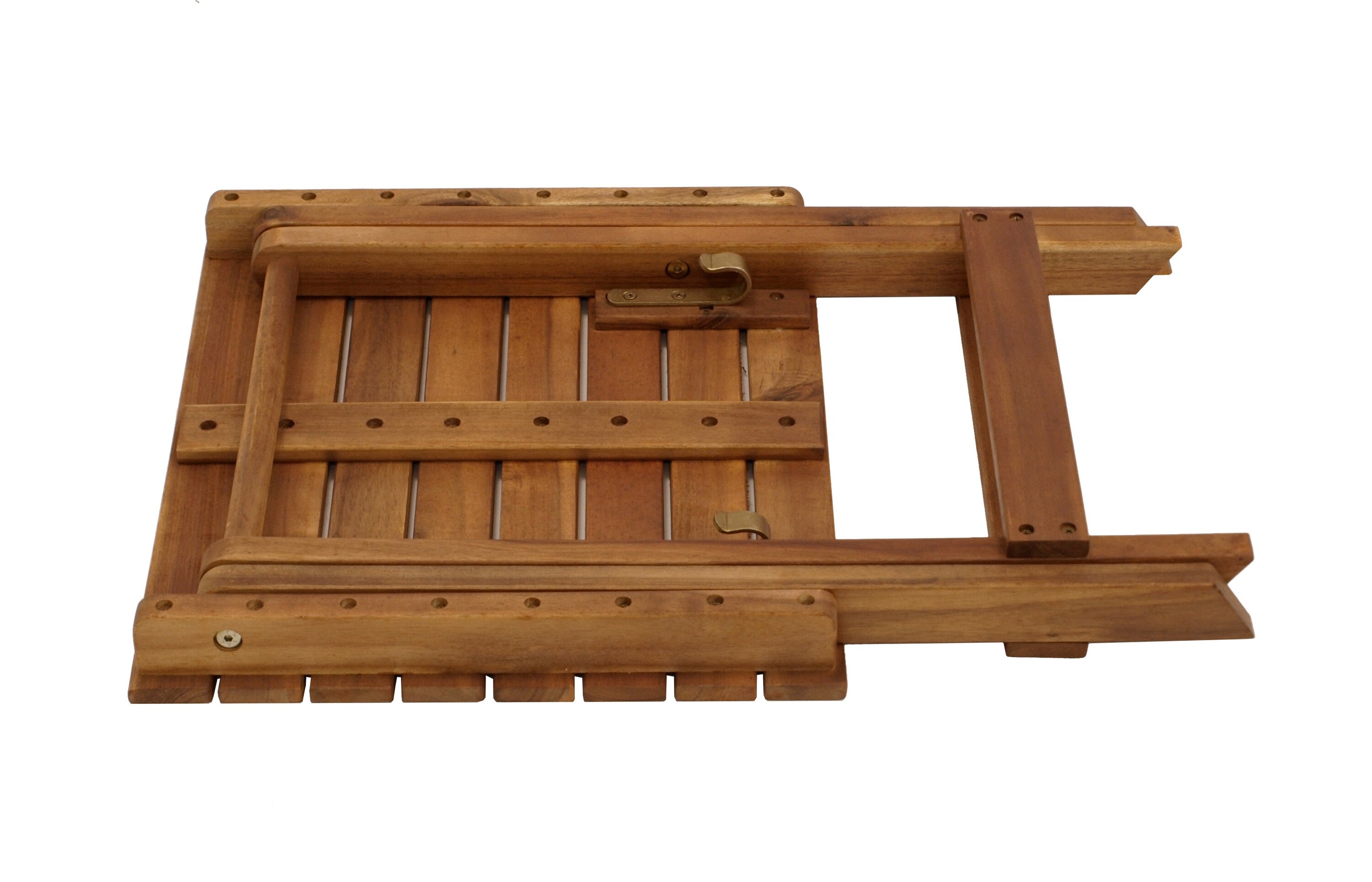 DEGAMO Klapp - Beistelltisch MONTERIA 38x43cm, Akazie geölt