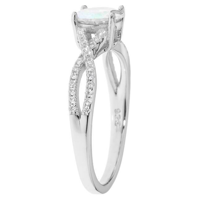 Cocktail-Ring, 45 Zirkonia, ca. 1,72 ct., Silber 925