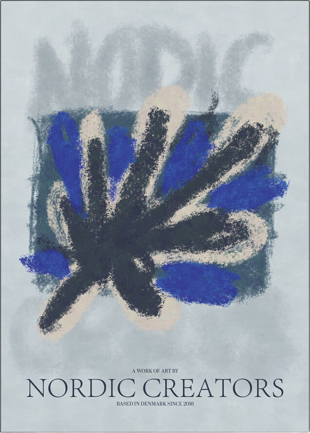 Poster & Frame Abstract IV Flerfarvet
