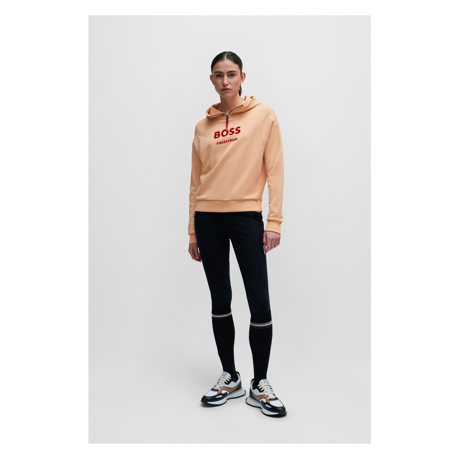 BOSS EQUESTRIAN Zip-Hoodie Faye  - peach nougat - S