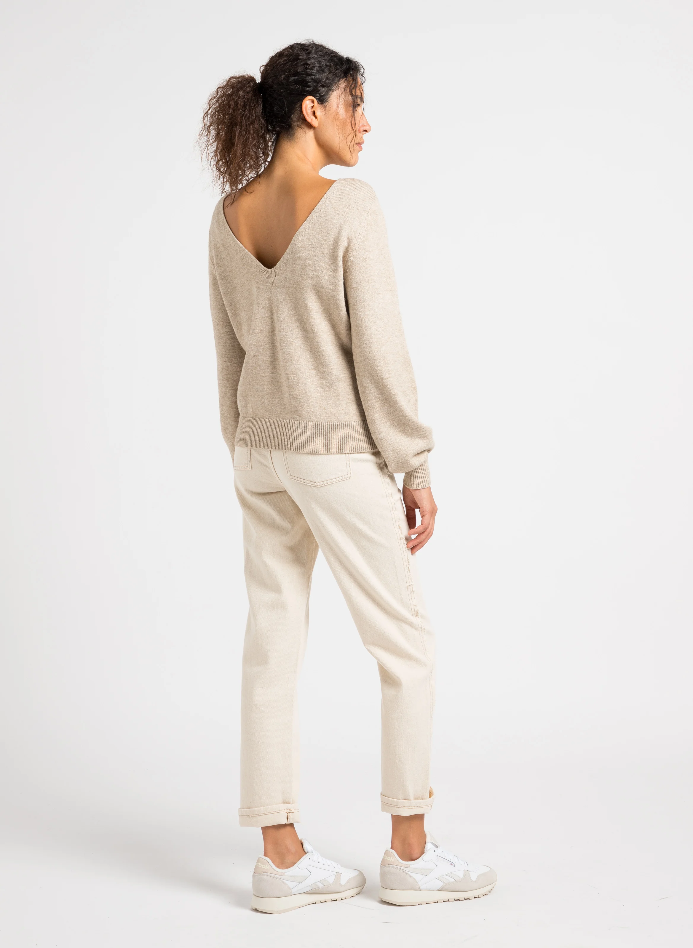 CLASSIC LEATHER - Baskets basses en cuir | Blanc