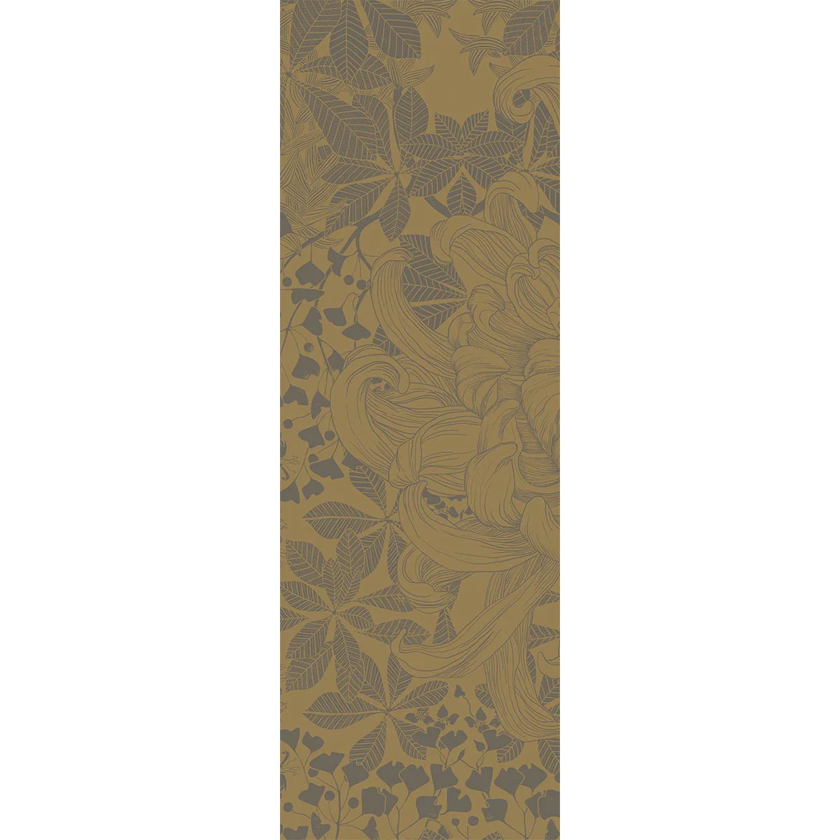 Chemin de table antitache déperlant pur coton or 60X180 Garnier Thieba