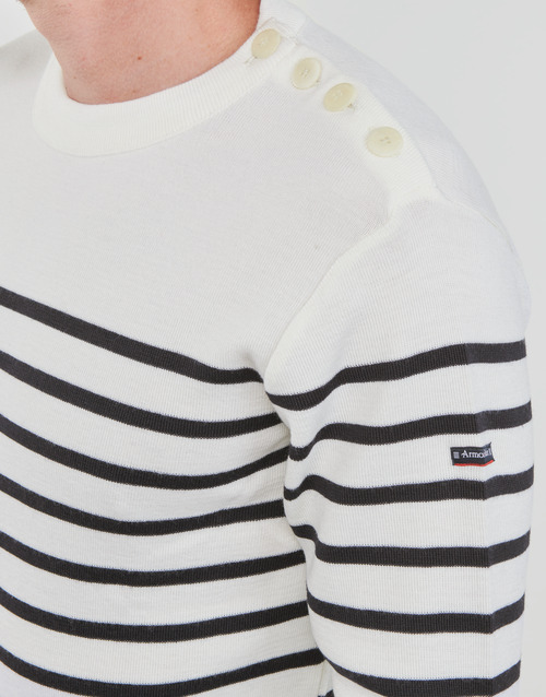 Armor Lux - PULL MARIN GOULENEZ - Blanc / Marine