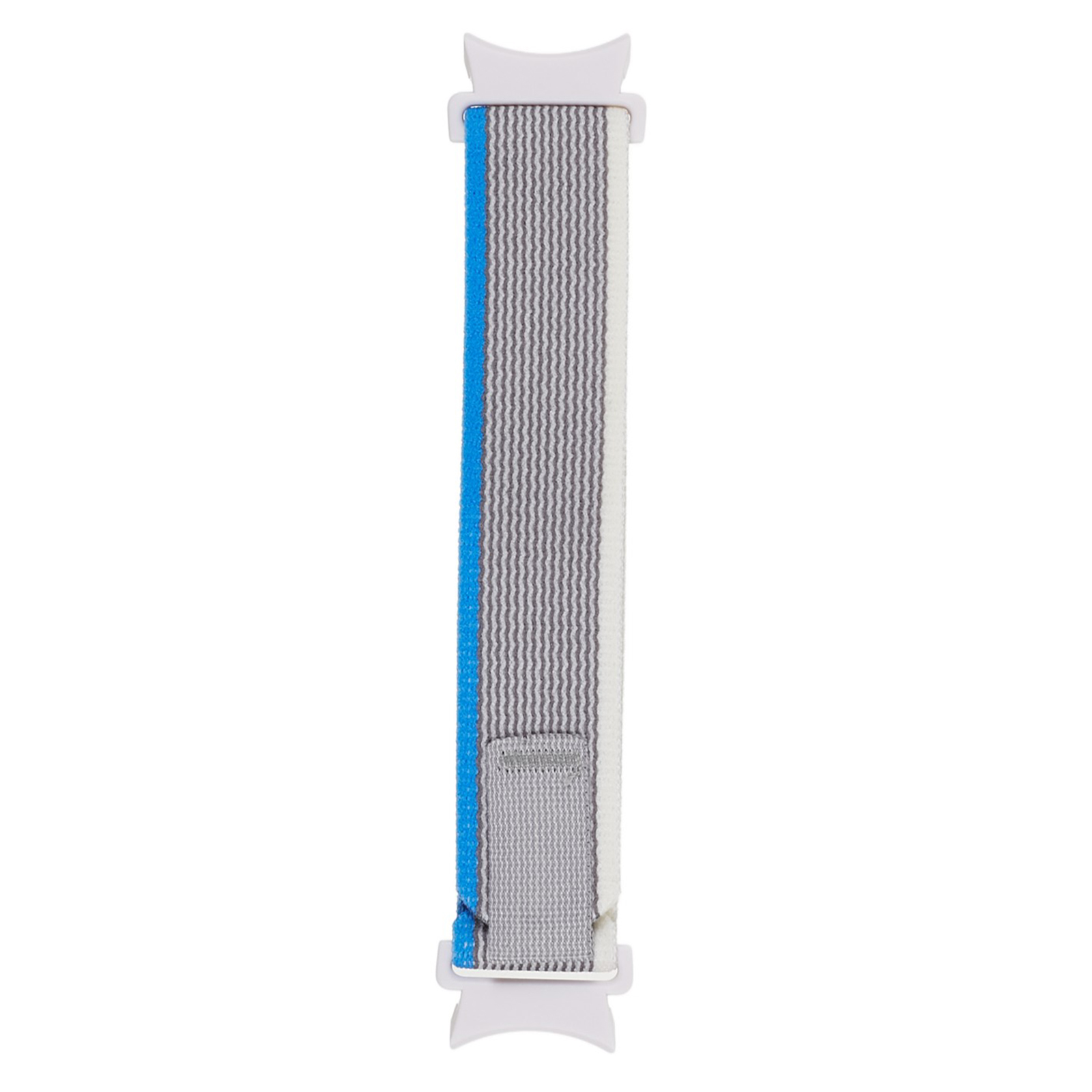 Samsung Galaxy Watch 4 (44mm) Stoff Sport Armband mit Klettverschluss (Gelenkumfang: 170-245mm) - Grau / Blau