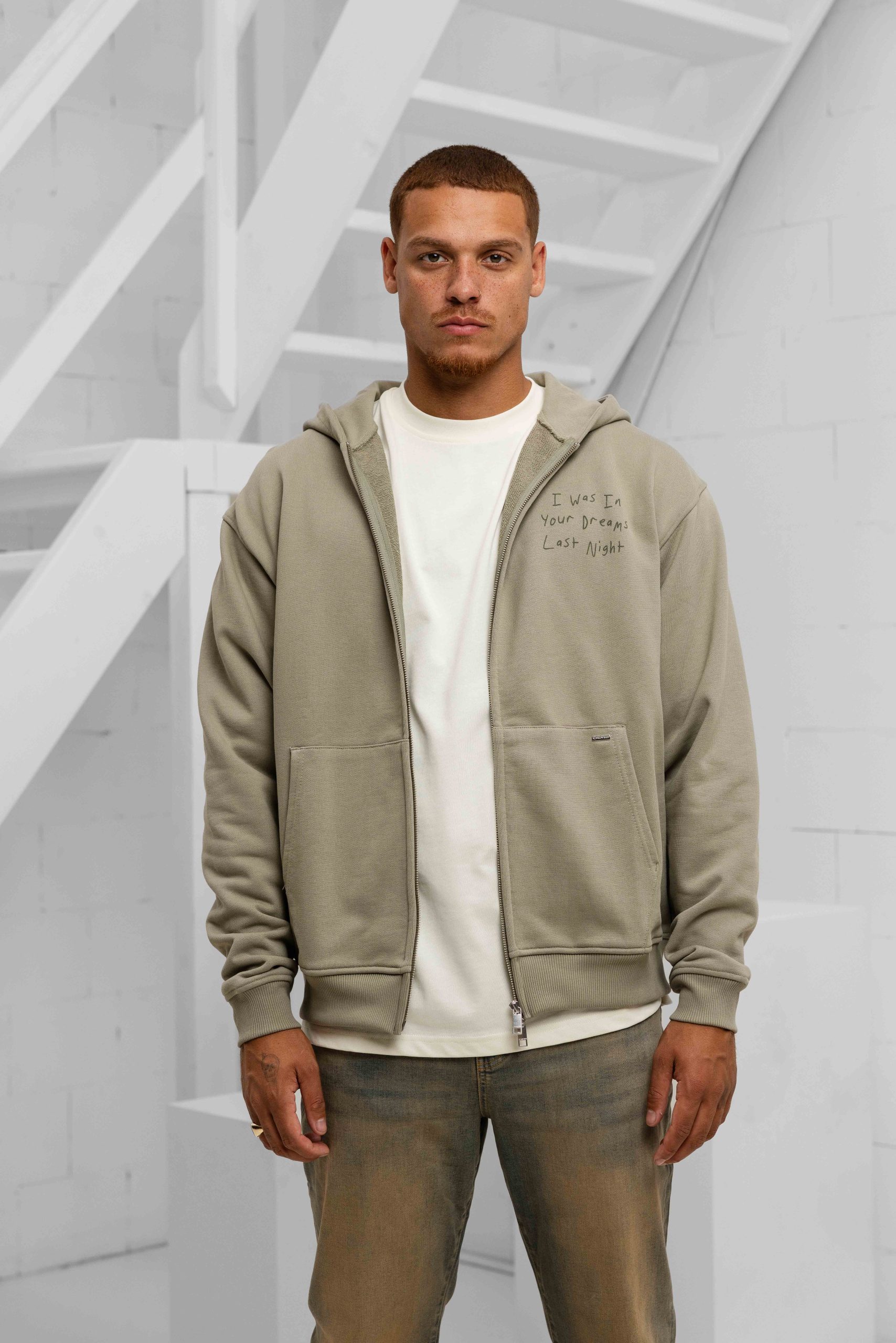 Croyez In Your Dreams Zip Hoodie Heren Groen