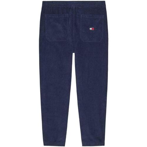 Tommy Jeans - TJM CORDUROY TRACKPANT Azul