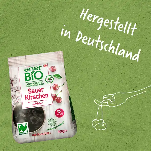 Bio Sauerkirschen entsteint Naturland