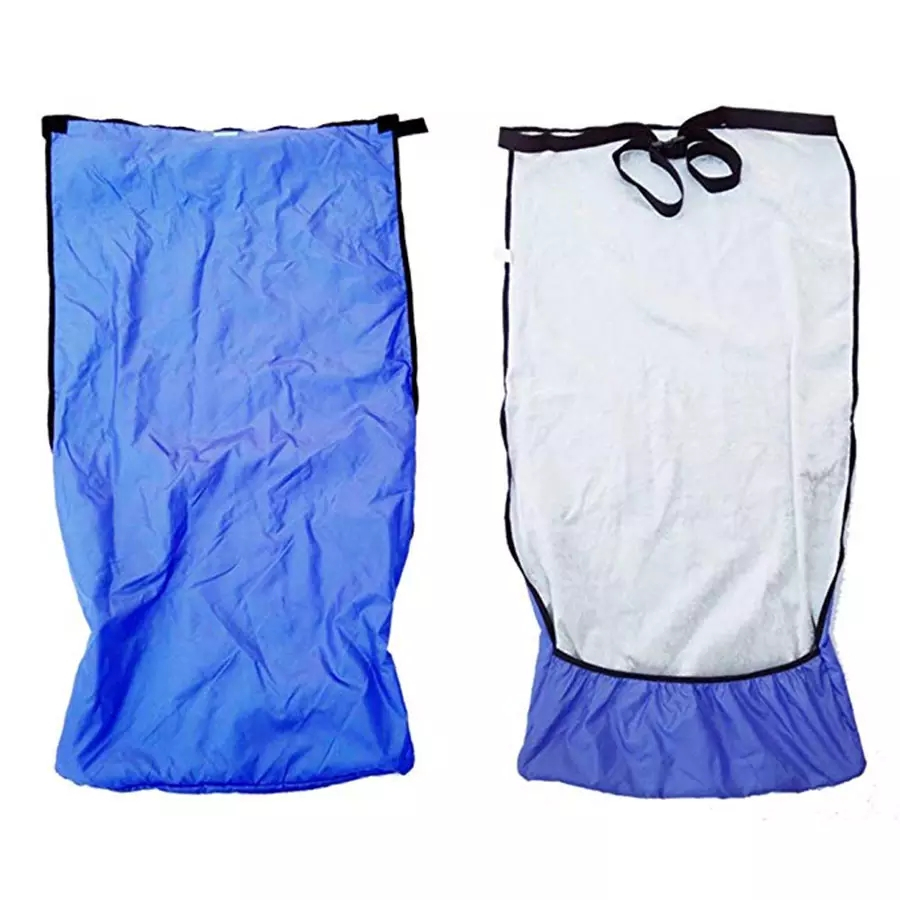 (108x72cm) Wasserfeste Rollstuhl Outdoor Winter Decke Fleece Wärmesack für Rollstuhlfahrer - Blau