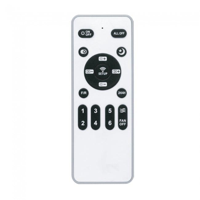 CristalRecord Plafondventilator Strike Ã 49 cm zwart