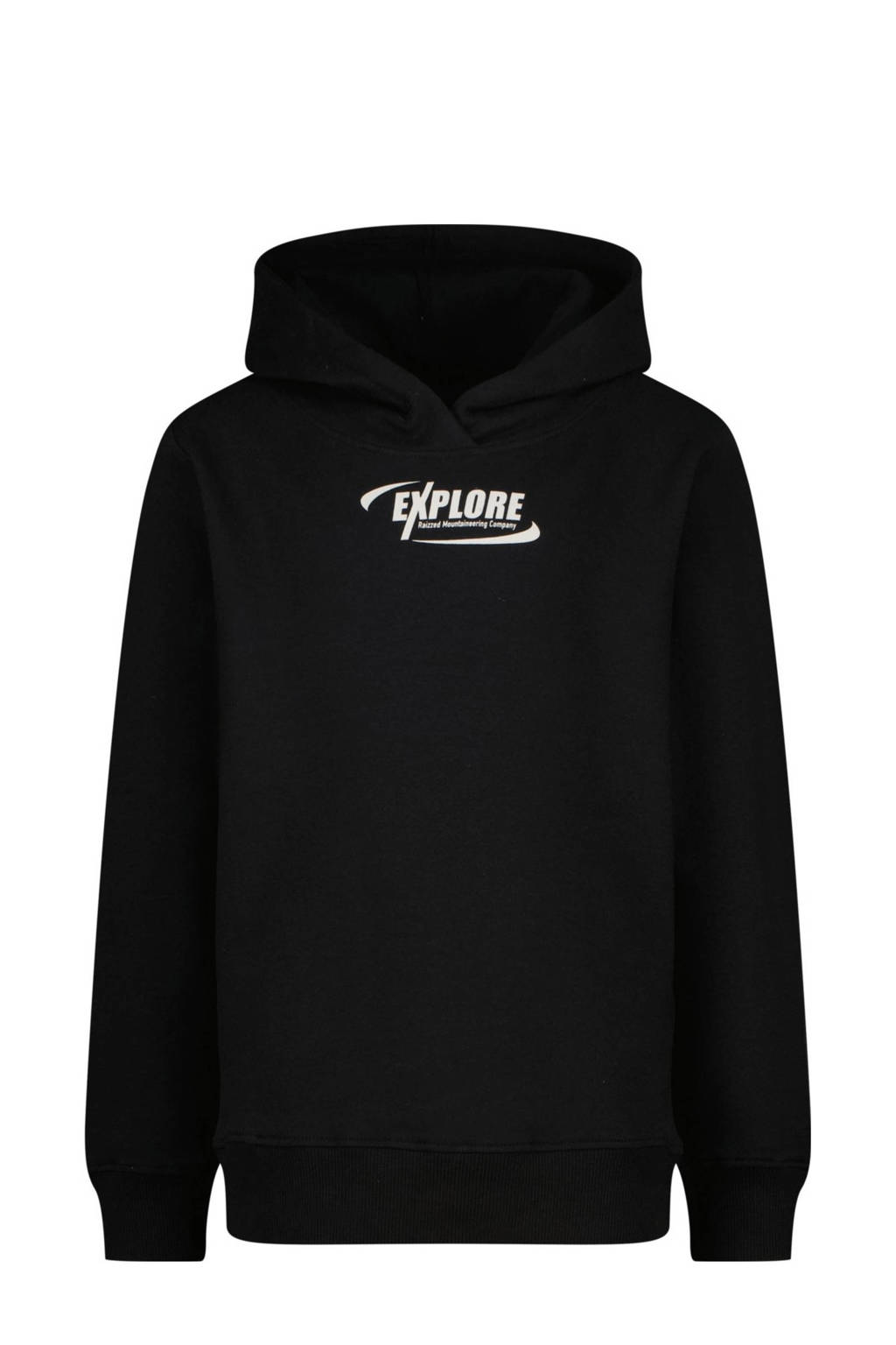 Raizzed sweater Maribo met printopdruk zwart