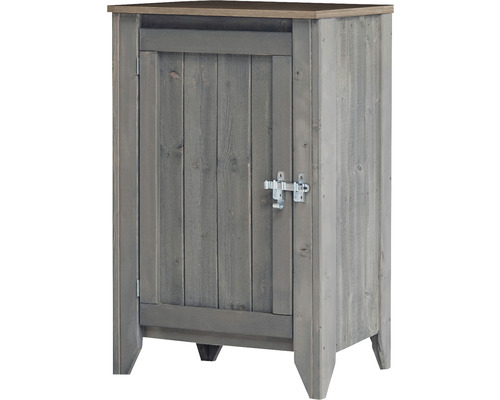 Tuinkast/buitenkeuken Konsta type 559 incl. 1 deur 60 x 40 x 88 cm lichtgrijs