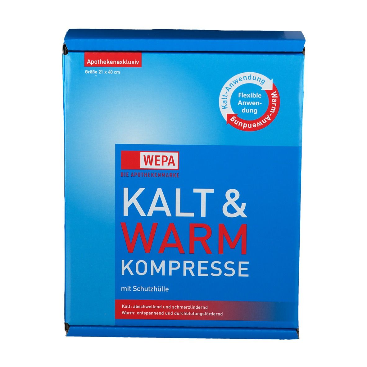 WEPA Kalt und Warm Kompresse 21 x 40 cm