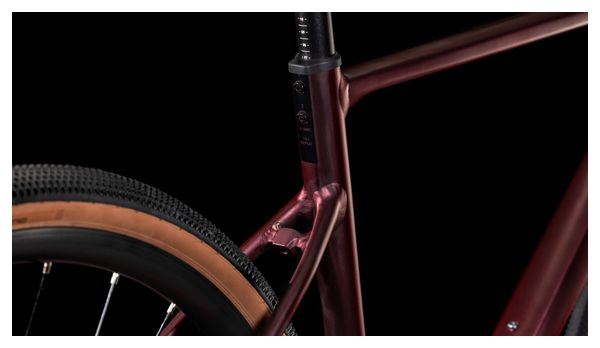 Vélo de Gravel Cube Nuroad Race Shimano GRX 12V 700 mm Rouge Ruby 2025