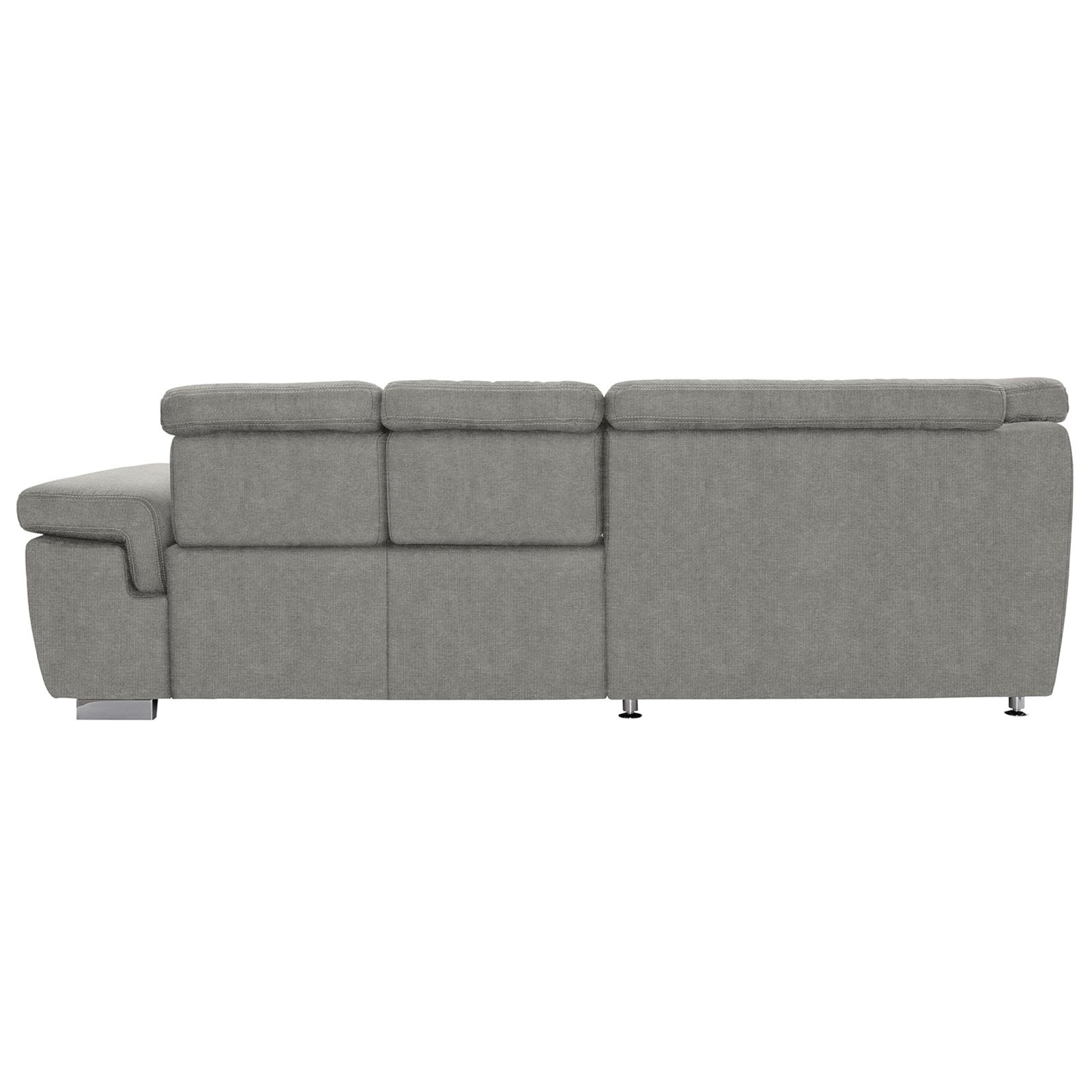 polsterpower Boxspringsofa - Belle silver - Basismodell - rechts