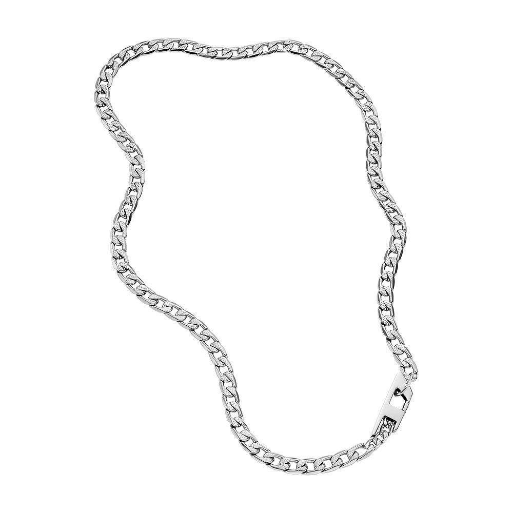 Diesel collier DX1497040 Steel zilverkleurig