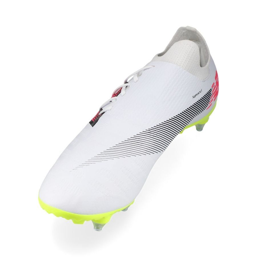 New Balance Furon V7 Destroy SG - Blanc/Violet/Jaune Fluo
