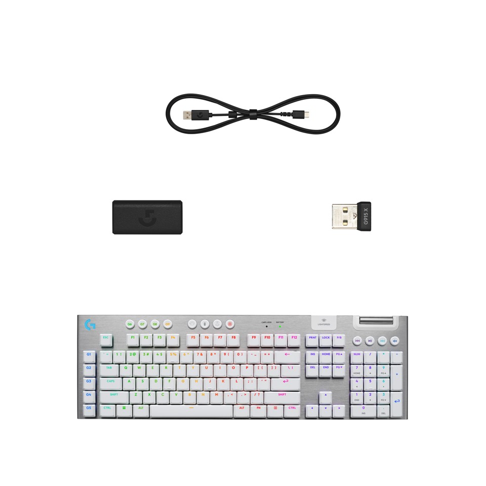 Logitech - G915 X LIGHTSPEED Low-Profile Wireless Gaming Keyboard