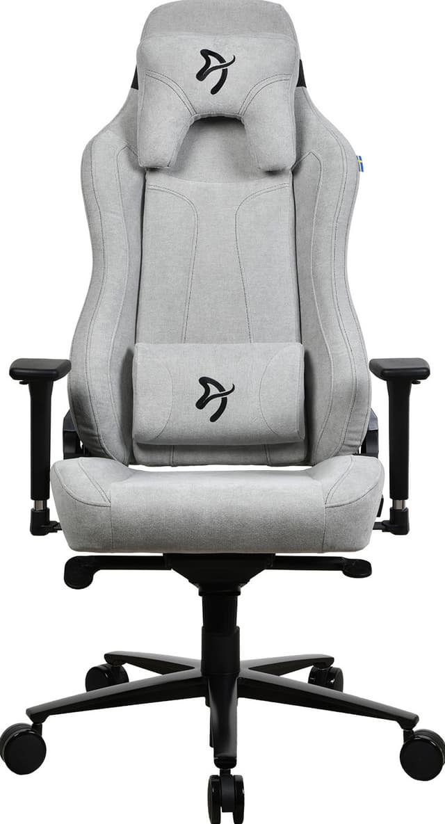 Arozzi Vernazza Soft Fabric gamingstol (light grey)