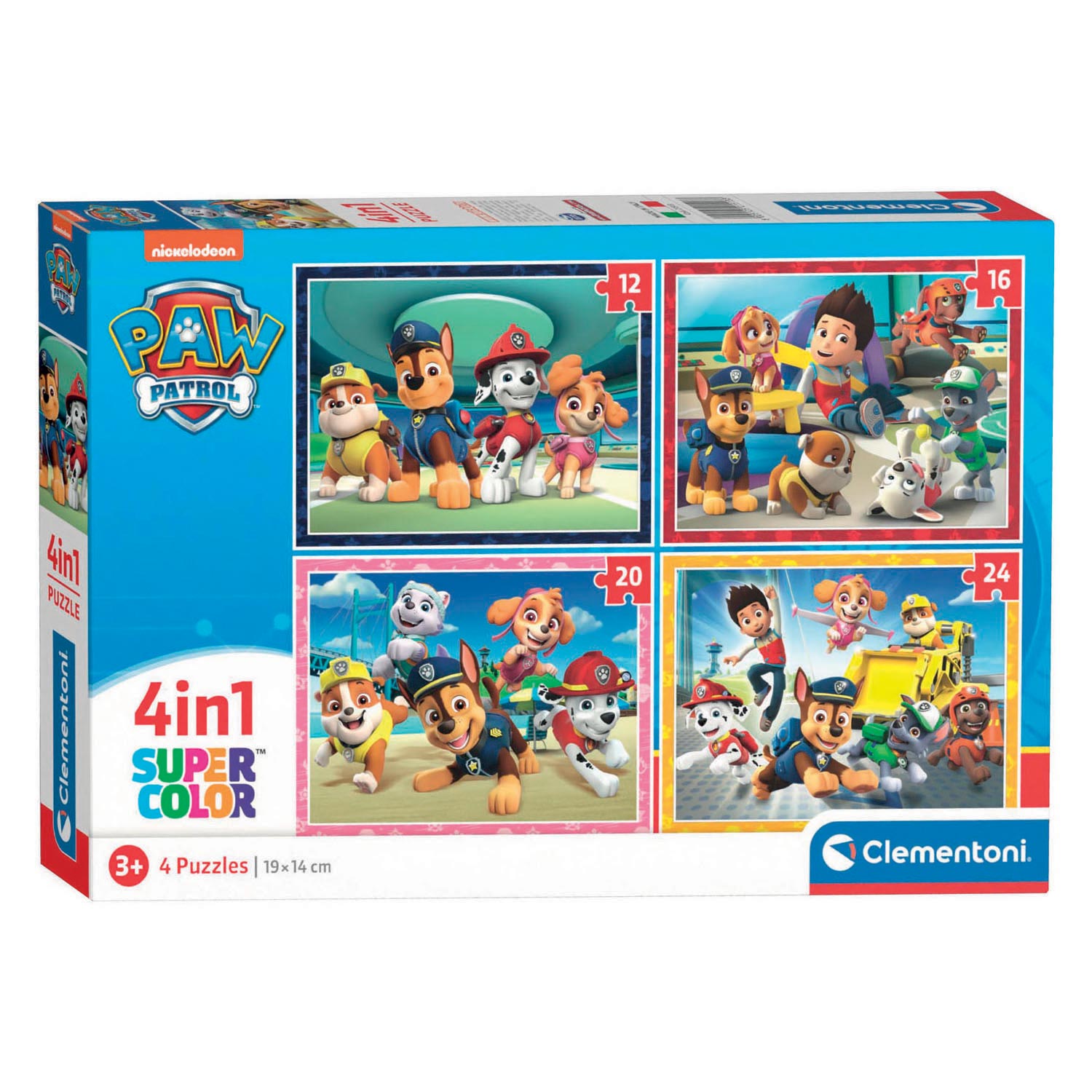 Clementoni Puzzels PAW Patrol, 4in1