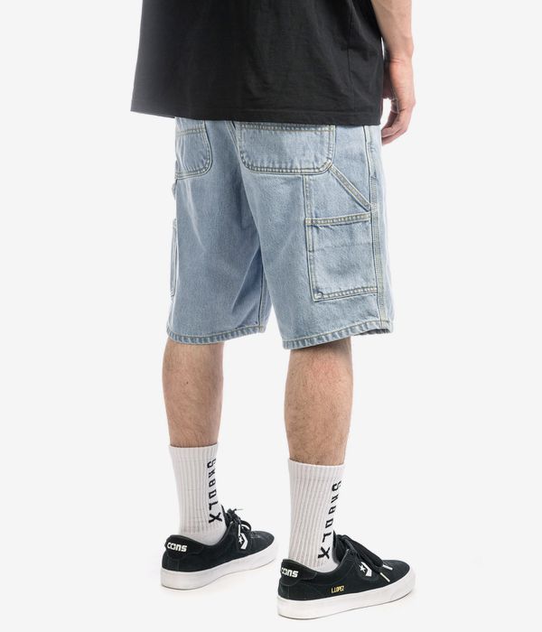 Carhartt WIP Single Knee Smith Shorts (blue heavy stone bleached)