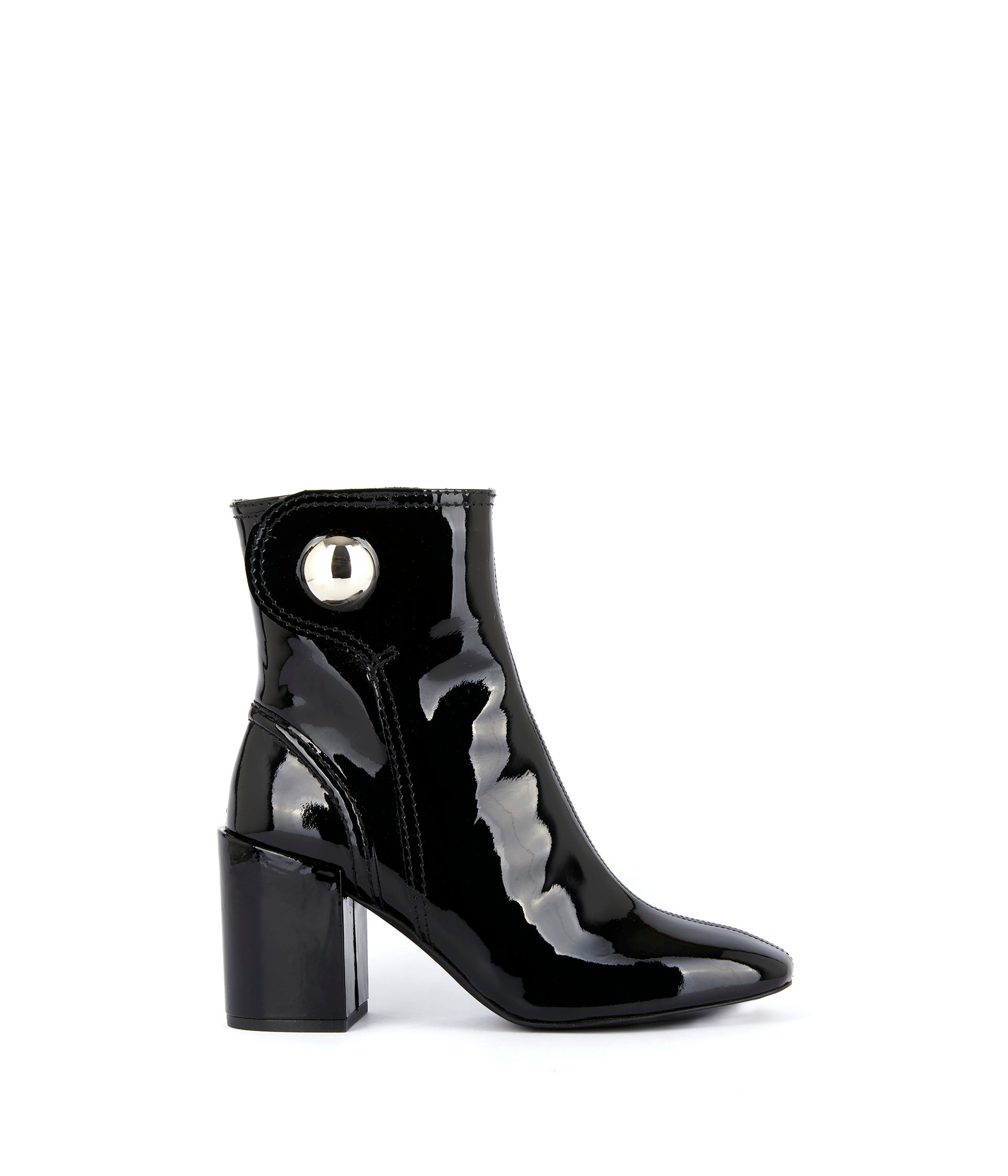 Boots cuir noir Opal