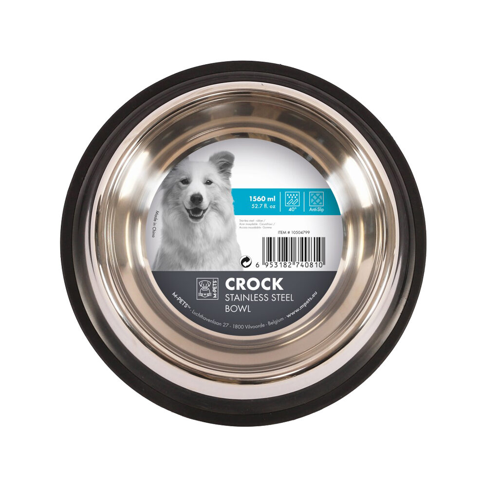 M-Pets Crock Eet- en Drinkbak