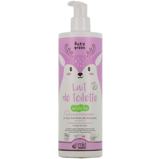 MKL Baby Green lait de toilette bio visage et corps - Dès la naissance