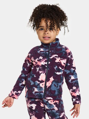 Didriksons Monte Fleecejakke, Salt Purple