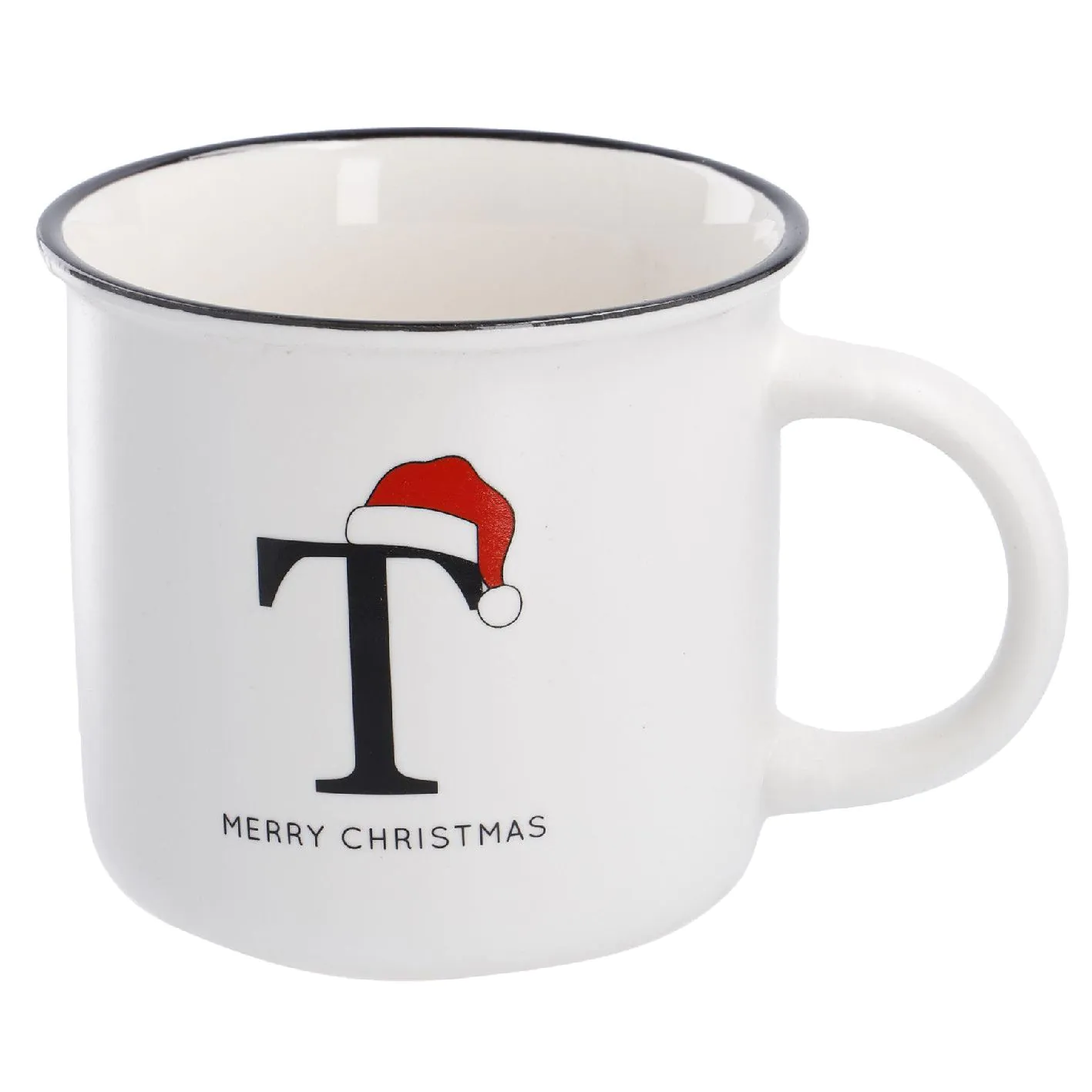 Becher Buchstabe mit Mütze, T, 380 ml