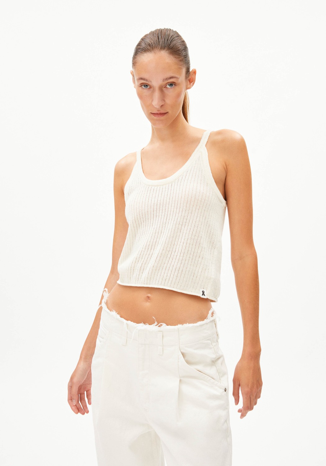 Armedangels Stricktop Bellaas Lino Off White