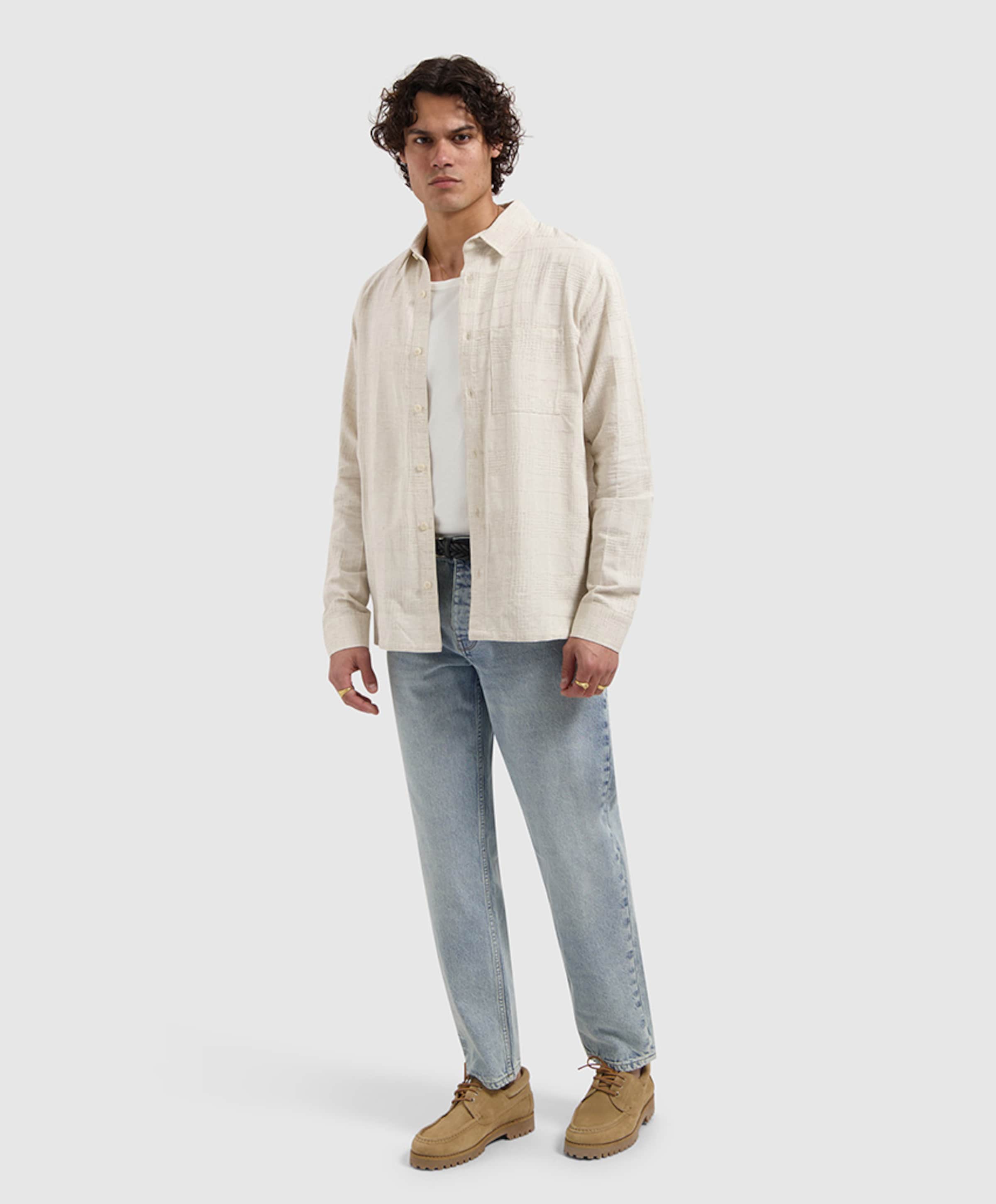 Pure Path The Aiden Loose Fit heren jeans blauw