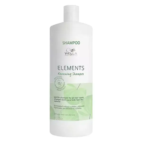 Wella Professionals Elements Shampoo Regenerador Sem Sulfato para Todos os Tipos de Cabelo 1L
