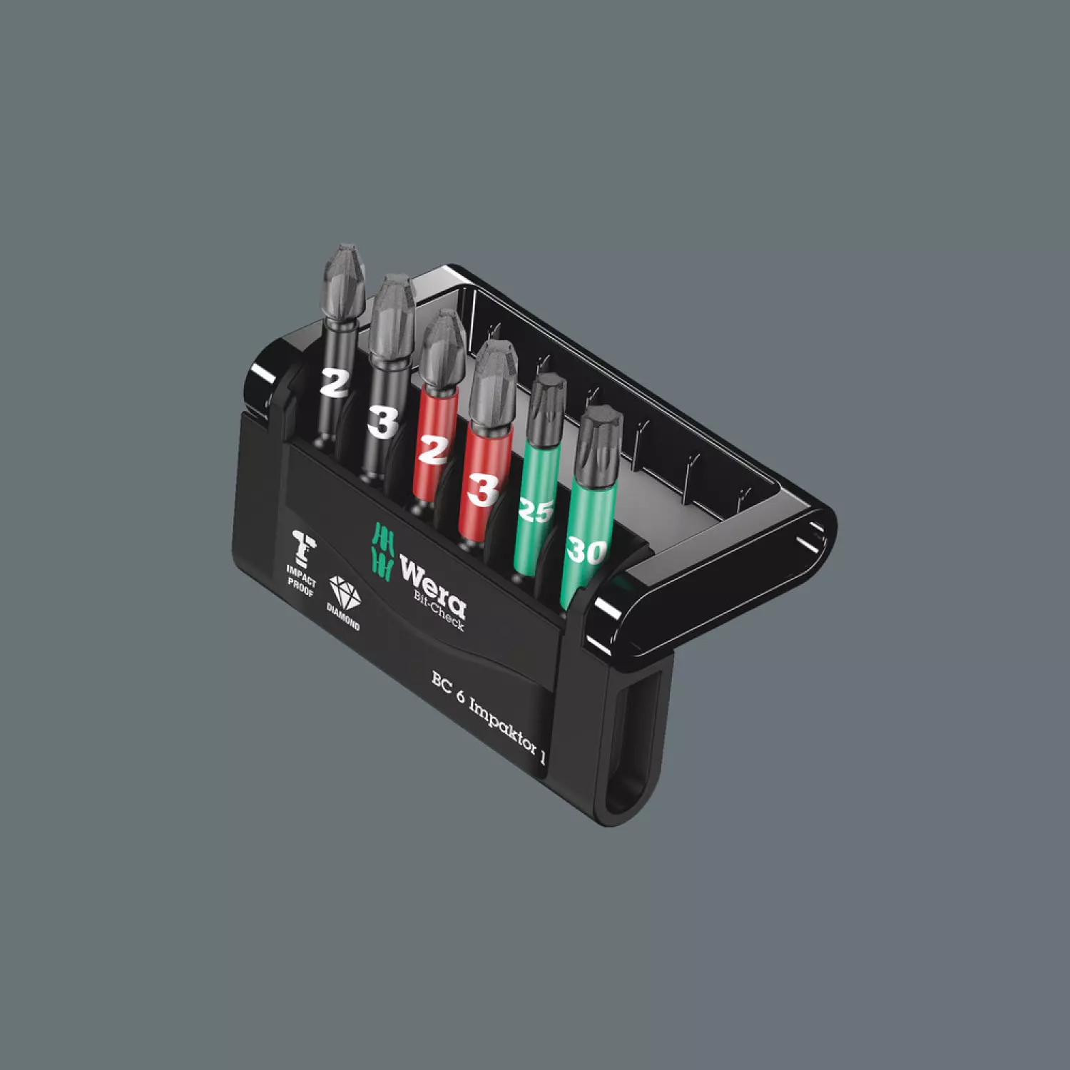 Wera 5057695001 6-delige Bit-Check Impaktor Bitset