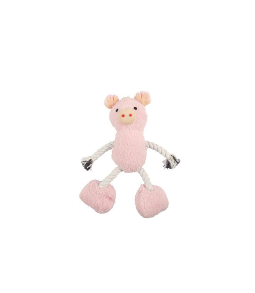 Paris Prix - Peluche Pour Chien cochon 30cm Rose