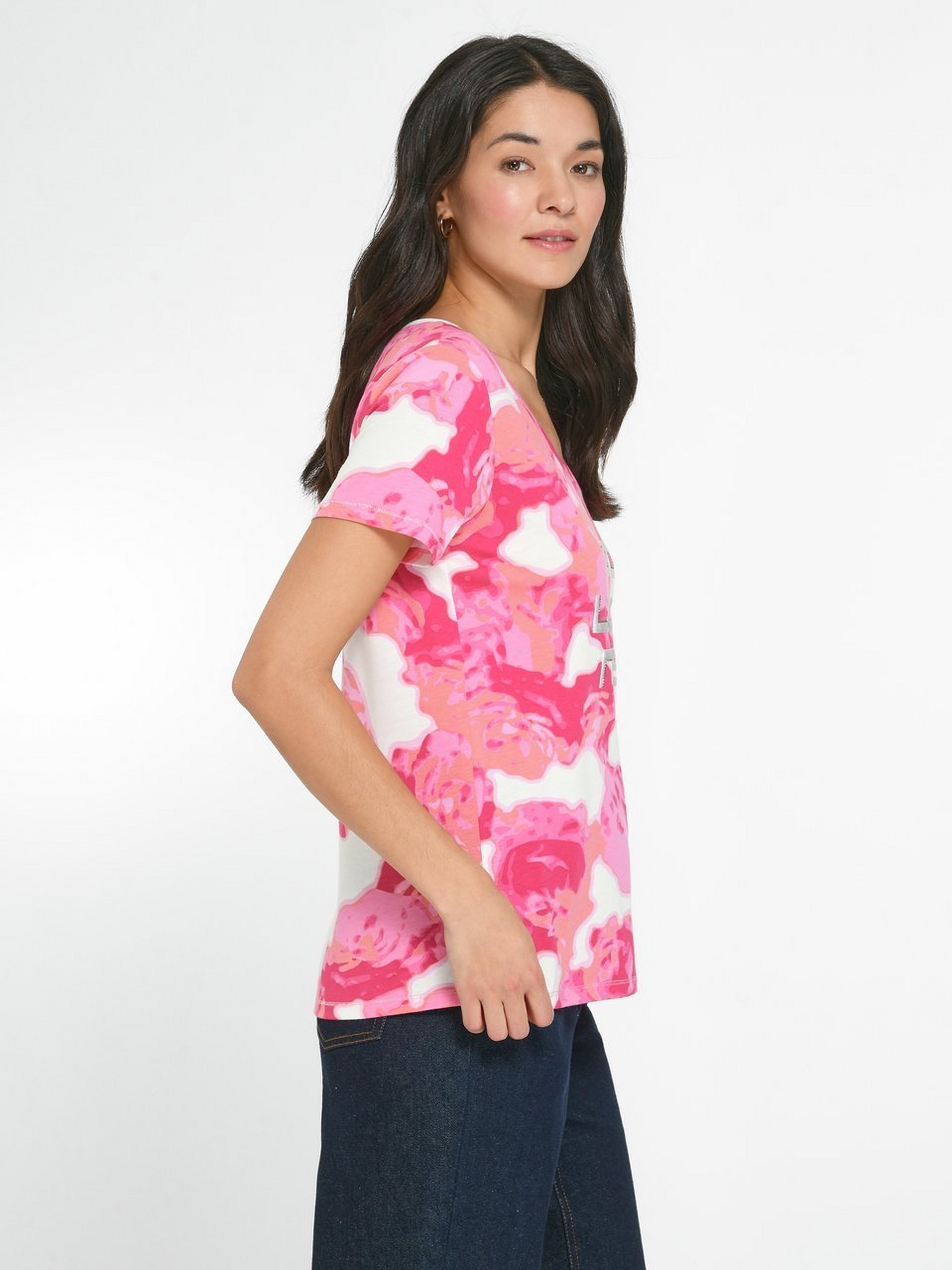 Rundhals-Shirt