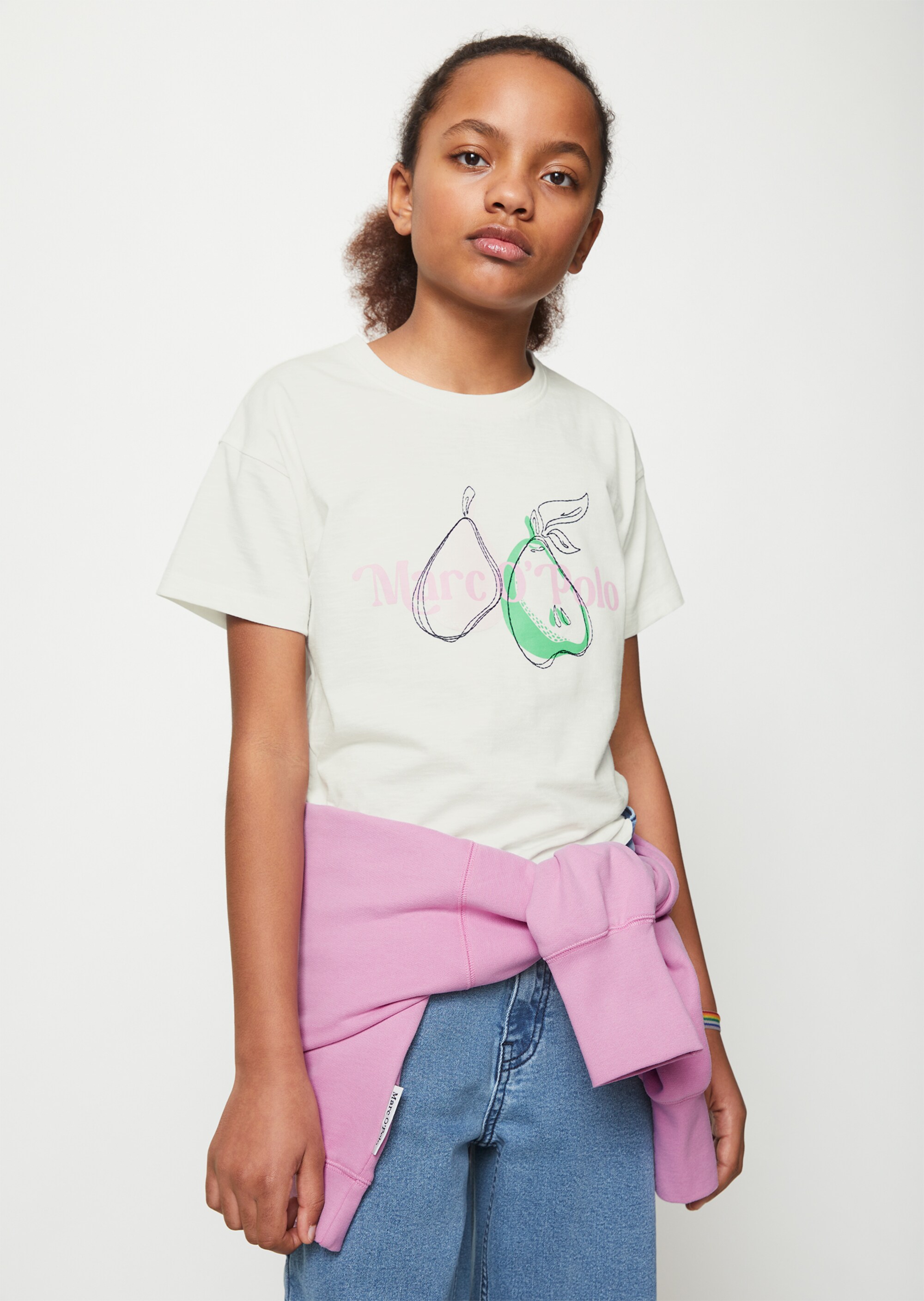 TEENS-GIRLS T-Shirt mit Print und Stickerei