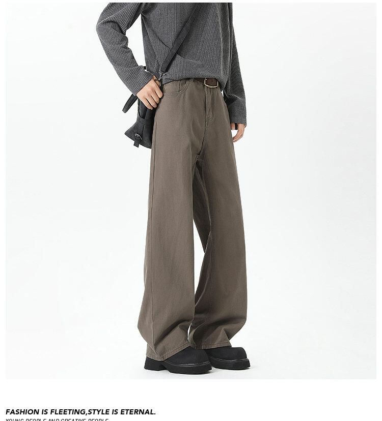 Bay Go Mall - Halfhoge effen rechte broek