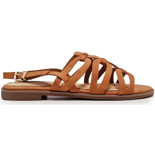 MTNG - Sandalias planas MUSTANG 50563 Mujer CUERO Marrón