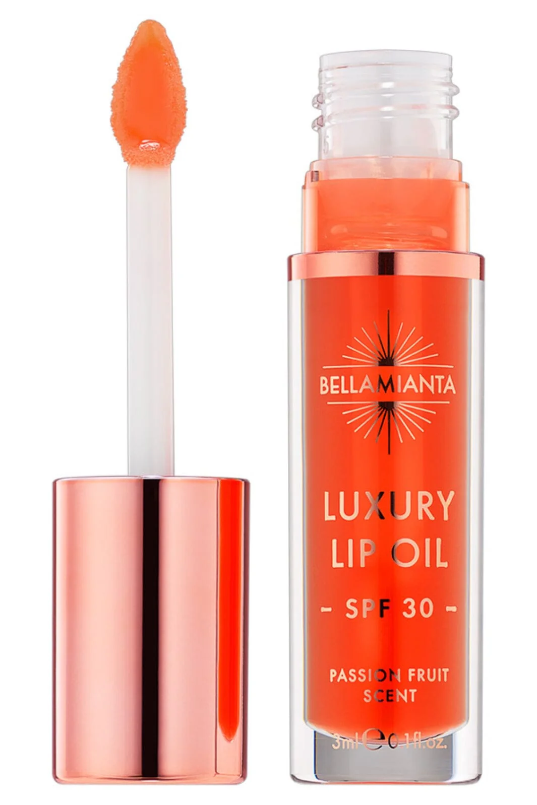 Bellamianta Luxury Lip Oil SPF30 coral
