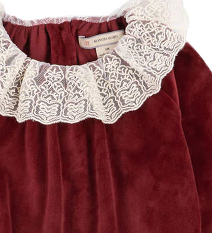 Konges Sløjd Body l/æ - Venola - Rød Dahlia
