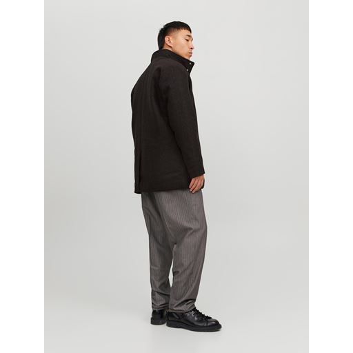 Jack&Jones Dunham Uld Jakke, Dark Grey Melange, XL