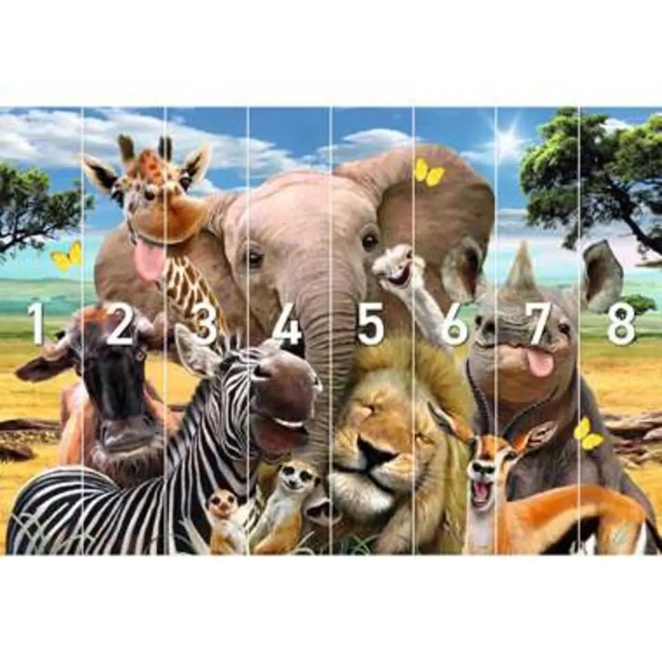 Fotobehang Wilde dieren - 260x384cm - Bont