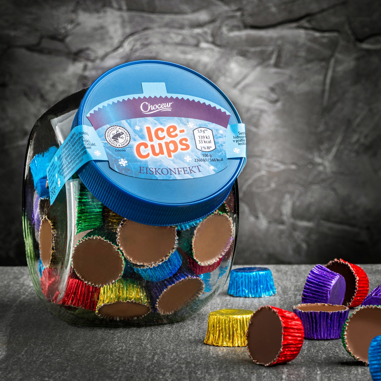 CHOCEUR Eiskonfekt im Glas 350 g