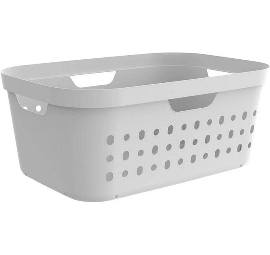 Wäschekorb Jona 39 l, WeissWäschebox