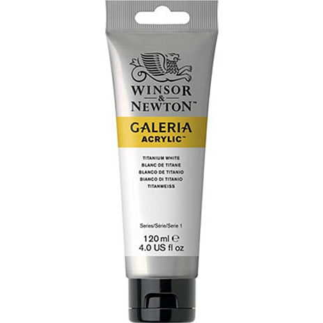 Galeria akrylmaling 120 ml - Titanium White