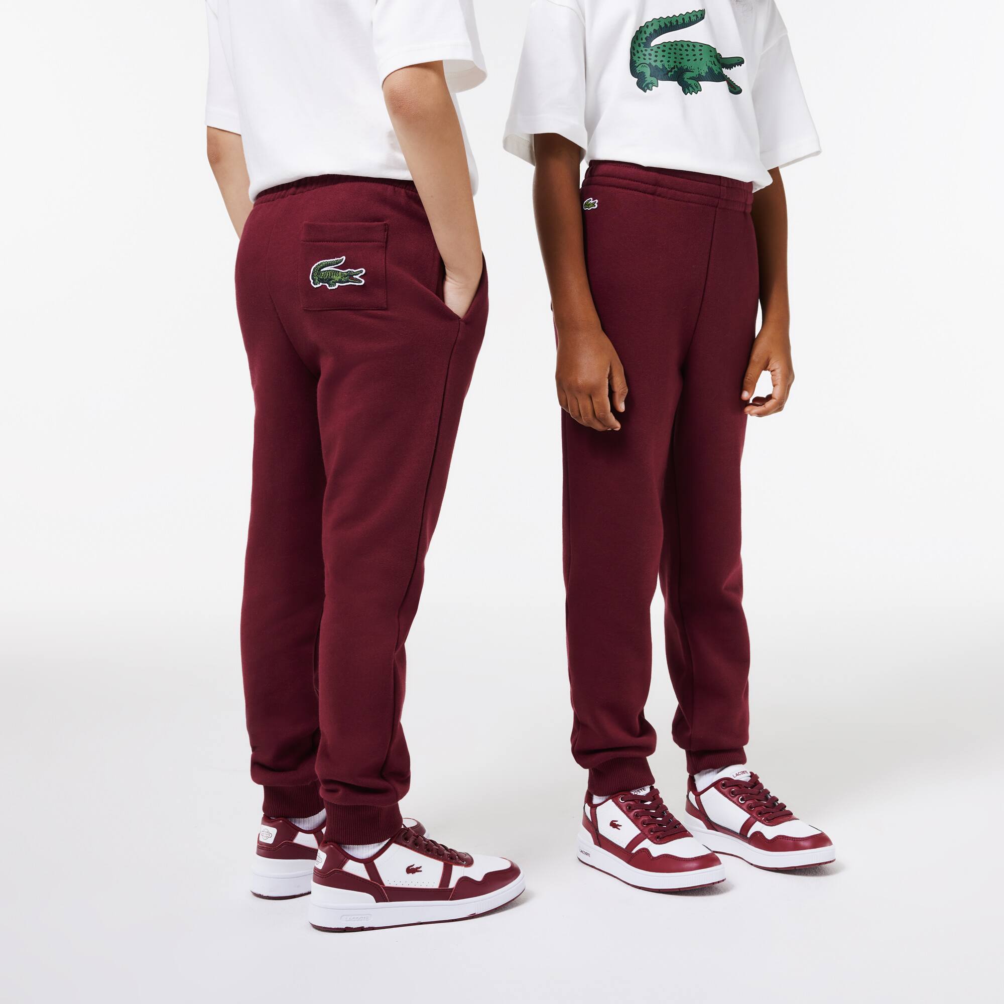 Jogging-Trainingshose mit Krokodil-Aufnäher Hosen - Rot - Lacoste - Kinder