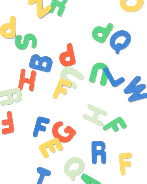 258 autocollants en mousse alphabet