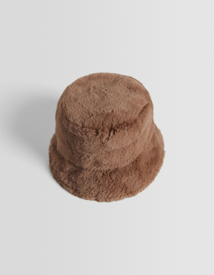 chapéu de pescador de pele sintética